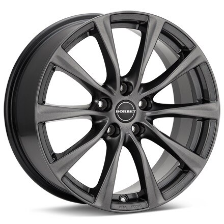 Borbet Type RE Metal Grey Wheels 17 In 17x7.5 +45 8139845