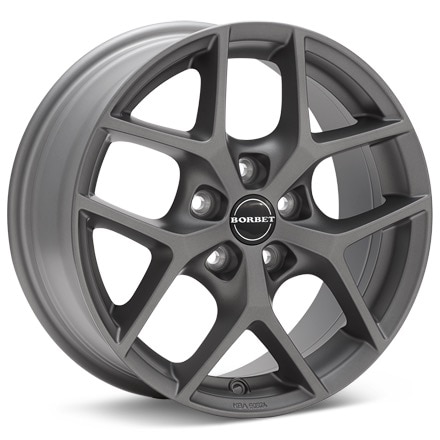 Borbet Type Y Matte Titanium Wheels 16 In 16x7 +48 8132718