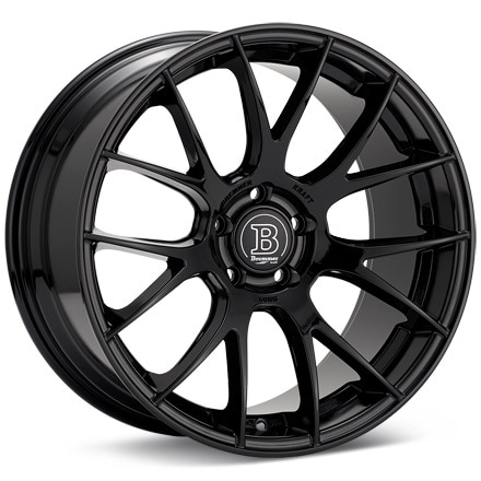 Bremmer Kraft BR09 Gloss Black Painted Wheels 18 In 18x8 +48 BR988500S4872GB