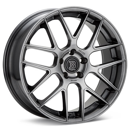 Bremmer Kraft BR20 Gloss Gunmetal Silver Wheels 20 In 20x8.5 +35 BR202857GGMS