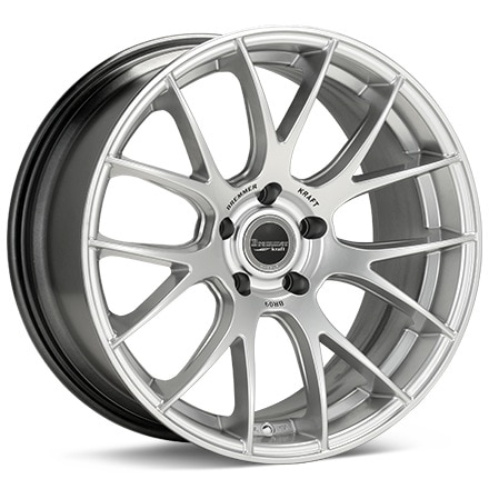 Bremmer Kraft BR09 Hyper Silver Wheels 18 In 18x8 45 BR988545S4579HS