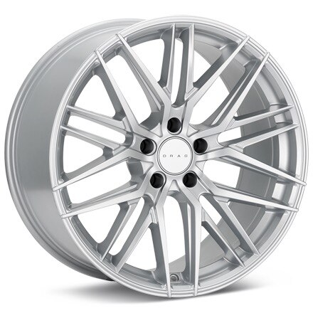 Drag DR-77 Silver Painted Wheels 17 In 17x7.5 +40 DR771775064073S1