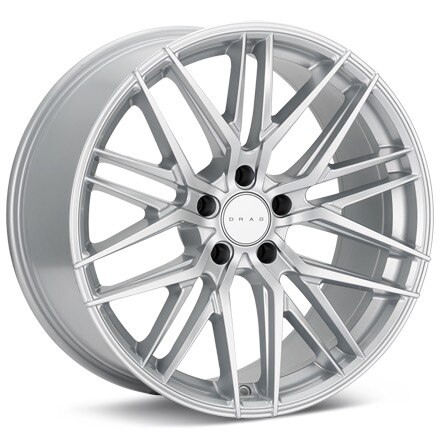 Drag DR-77 Silver Wheels 20 In 20x10 +45 DR77210434571S1