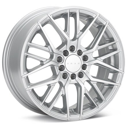 Drag DR-77 Dual PCD Silver Painted Wheels 16 In 16x7 +38 DR77167273872S1