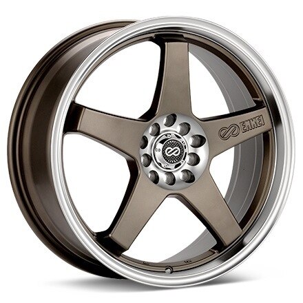 Enkei Performance EV5 Bronze w/Machined Lip Wheels 17 In 17x7 +38 446-770-0138ZP