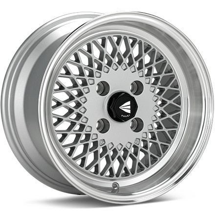 Enkei Performance Enkei92 Silver w/Machined Lip Wheels 15 In 15x7 38 465-570-4838SP