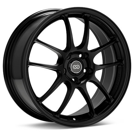 Enkei Racing PF01 Black Painted Wheels 17 In 17x7 38 460-770-4938BK