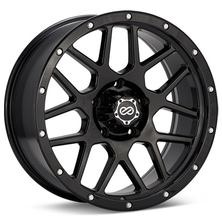 Enkei Truck Matrix Gloss Black Painted Wheels 20 In 20x9 +15 526-290-8415BK