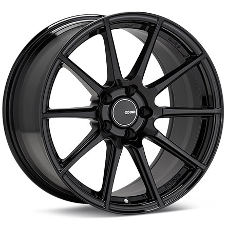 Enkei Tuning TS-10 Black Wheels 18 In 18x8 40 499-880-6540BK