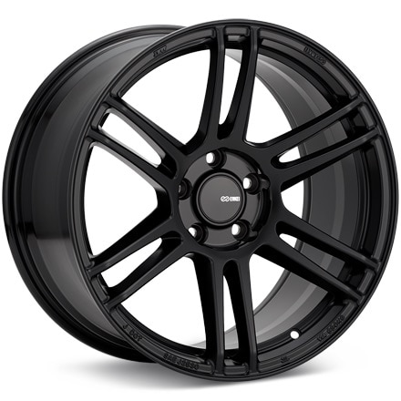 Enkei Tuning TSR-6 Black Painted Wheels 18 In 18x8 +45 530-880-8045BK