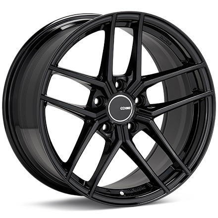 Enkei Tuning TY-5 Black Painted Wheels 18 In 18x8 45 498-880-4445BK