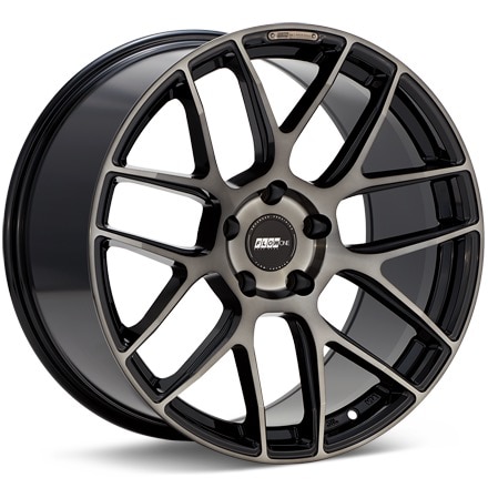 FLOW ONE Race Spec F2 Black Machined W/Dark Tint Wheels 18 In 18x8 +45 F288007BMDT