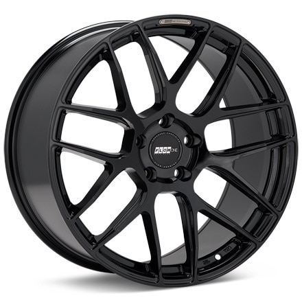 FLOW ONE Race Spec F2 Gloss Black Wheels 18 In 18x8 45 F288007GB