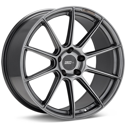FLOW ONE Race Spec F3 Gloss Gunmetal Silver Painted Wheels 20 In 20x9 35 F329002GGMS