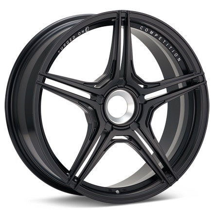 FORGED ONE Competition FF05 CenterLock Satin Black Painted Wheels 19 In 19x11 +56 FF05191103SB