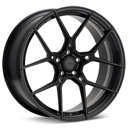 FORGED ONE Competition FF10 Satin Black Painted Wheels 19 In 19x10 +42 FF10191006SB