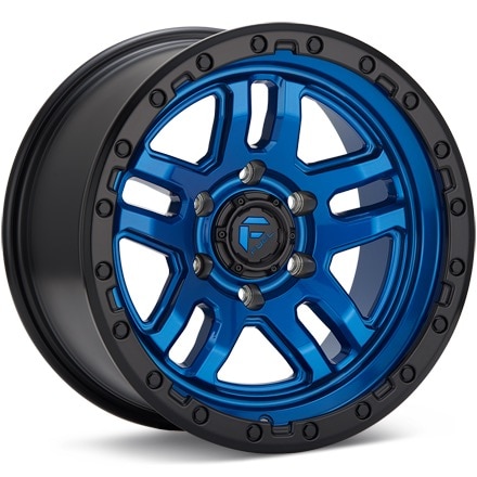 Fuel Off-Road Ammo Blue w/Black Lip Wheels 17 In 17x9 -12 D79017908445