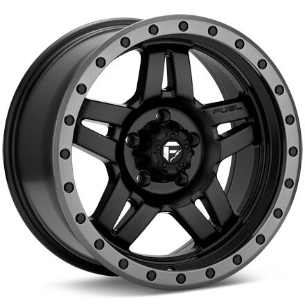 Fuel Off-Road Anza Black w/Anthracite Ring Wheels 17 In 17x8.5 +6 D55717857350