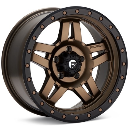 Fuel Off-Road Anza Matte Bronze w/Black Ring Wheels 17 In 17x8.5 -6 D58317858345