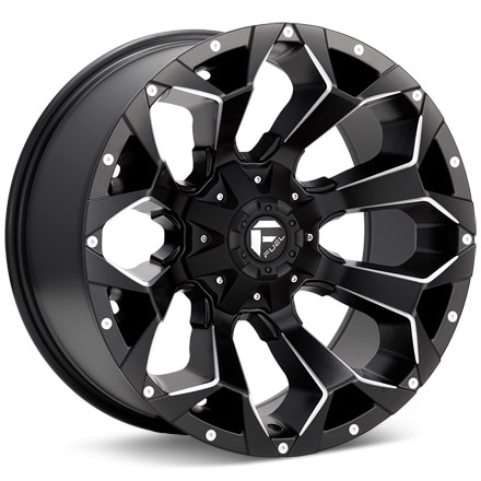 Fuel Off-Road Assault Black w/Milled Accent Wheels 17 In 17x8.5 +14 D54617852652