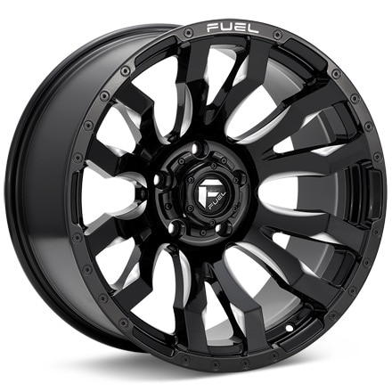 Fuel Off-Road Blitz Gloss Black w/Milled Accent Wheels 16 In 16x8 +01 D67316808545