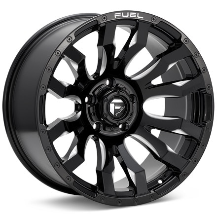 Fuel Off-Road Blitz Gloss Black W/Milled Accent Wheels 18 In 18x9 +20 D67318905657