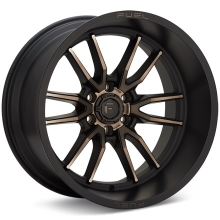 Fuel Off-Road Clash Black Machined w/Dark Tint Wheels 17 In 17x9 +01 D76217908450