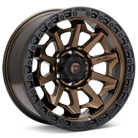 Fuel Off-Road Covert Matte Bronze w/Black Ring Wheels 17 In 17x9 -12 D69617908445
