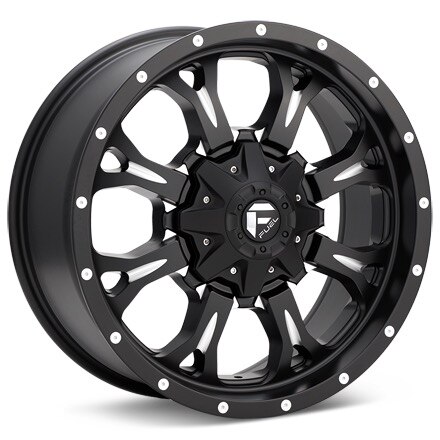 Fuel Off-Road Krank Matte Black W/Milled Accent Wheels 20 In 20x9 +1 D51720902650