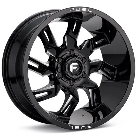 Fuel Off-Road Lockdown Gloss Black w/Milled Accent Wheels 20 In 20x10 -18 D74720001847