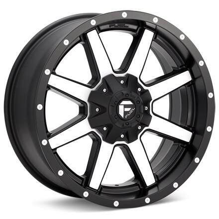 Fuel Off-Road Maverick Machined W/Black Accent Wheels 20 In 20x9 +20 D53720909857