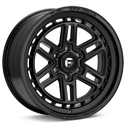 Fuel Off-Road Nitro 6 Black Painted Wheels 17 In 17x9 +01 D66717908450