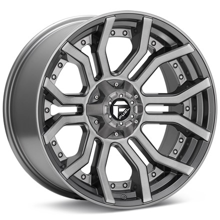 Fuel Off-Road Rage 6 Platinum Silver Wheels 20 In 20x10 -18 D71320009847