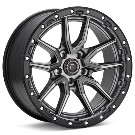 Fuel Off-Road Rebel 5 Anthracite w/Black Lip Wheels 17 In 17x9 -12 D68017907545