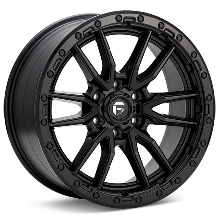 Fuel Off-Road Rebel 6 Black Painted Wheels 17 In 17x9 -12 D67917908445