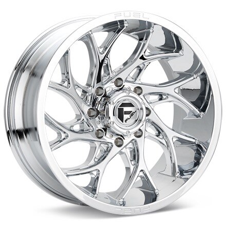 Fuel Off-Road Runner Chrome Plated Wheels 20 In 20x10 -18 D74020001747