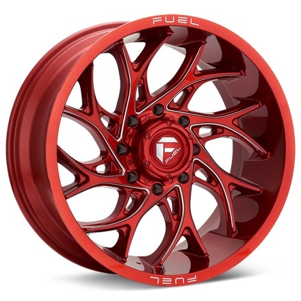 Fuel Off-Road Runner Candy Red w/Milled Accent Wheels 20 In 20x10 -18 D74220007547