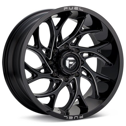 Fuel Off-Road Runner Gloss Black w/Milled Accent Wheels 20 In 20x9 +01 D74120908450