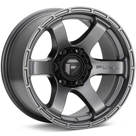 Fuel Off-Road Rush Matte Gunmetal Wheels 17 In 17x9 -12 D76717908445