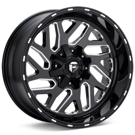 Fuel Off-Road Triton Gloss Black w/Milled Accent Wheels 20 In 20x9 +20 D58120906957