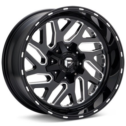 Fuel Off-Road Triton Gloss Black W/Milled Accent Wheels 20 In 20x9 +1 D58120907050