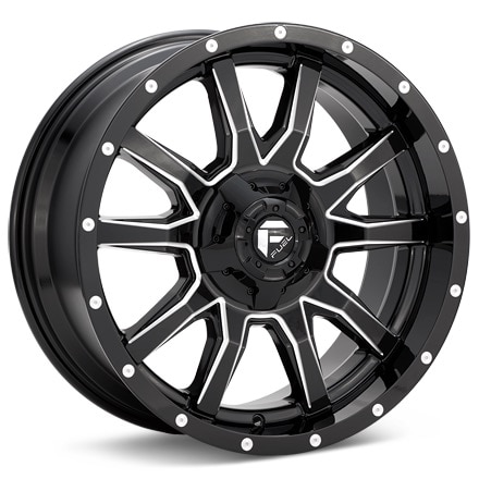 Fuel Off-Road Vandal Gloss Black W/Milled Accent Wheels 20 In 20x9 +19 D62720909856US