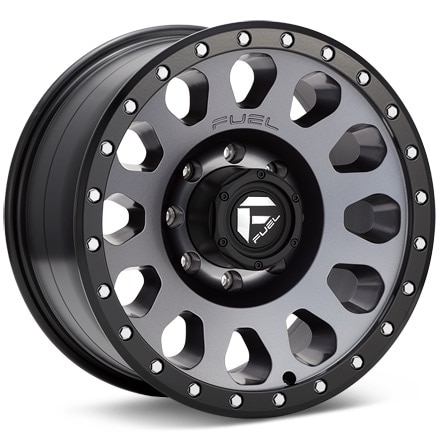 Fuel Off-Road Vector Grey Painted w/Black Ring Wheels 17 In 17x8.5 +7 D60117858350