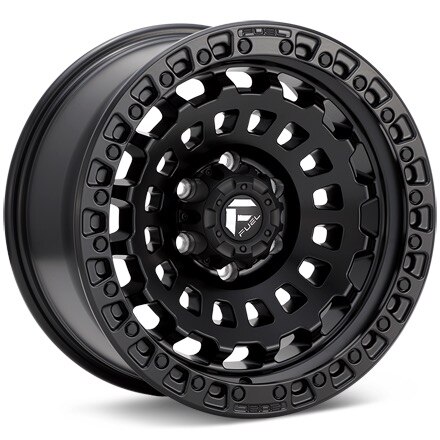 Fuel Off-Road Zephyr Black Painted Wheels 17 In 17x9 -12 D63317908445