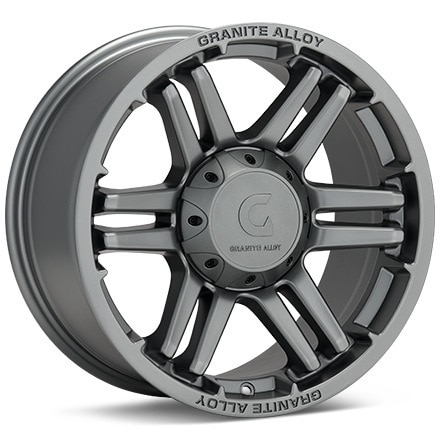 Granite Alloy GA640 Anthracite Painted Wheels 20 In 20x9 25 640-2950GG+25