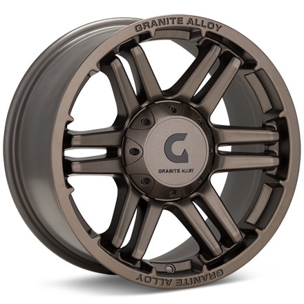 Granite Alloy GA640 Dark Metallic Bronze Wheels 17 In 17x8.5 +01 640-7865BZG+01