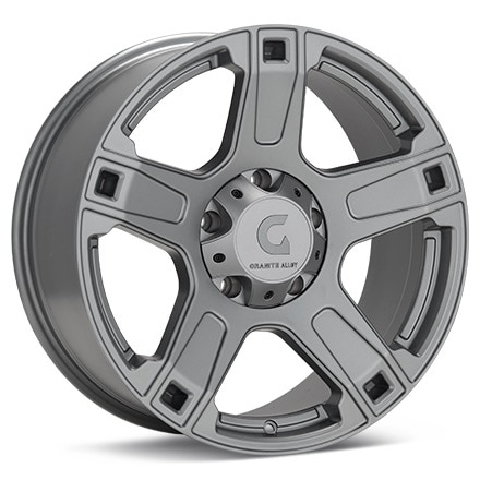 Granite Alloy GA641 Anthracite Painted Wheels 17 In 17x8.5 +12 641-7883GG+12