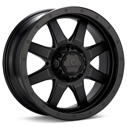 Granite Alloy GA643 Black Wheels 17 In 17x8.5 +12 643-7883SBG+12