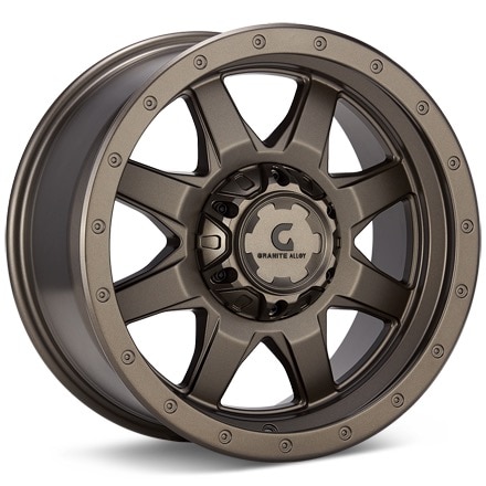 Granite Alloy GA643 Dark Metallic Bronze Wheels 16 In 16x8 +10 643-6865BZG+10