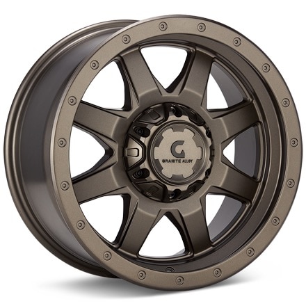 Granite Alloy GA643 Dark Metallic Bronze Wheels 17 In 17x8.5 +01 643-7885BZG+01